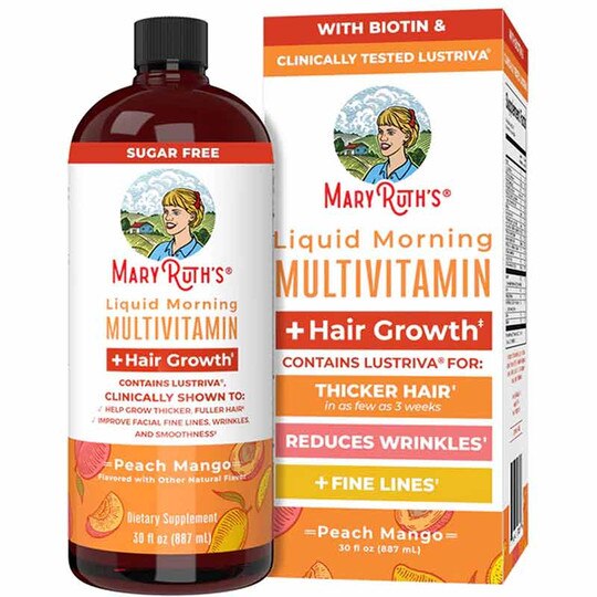 Liquid Morning Multivitamin + Hair Growth, MRO